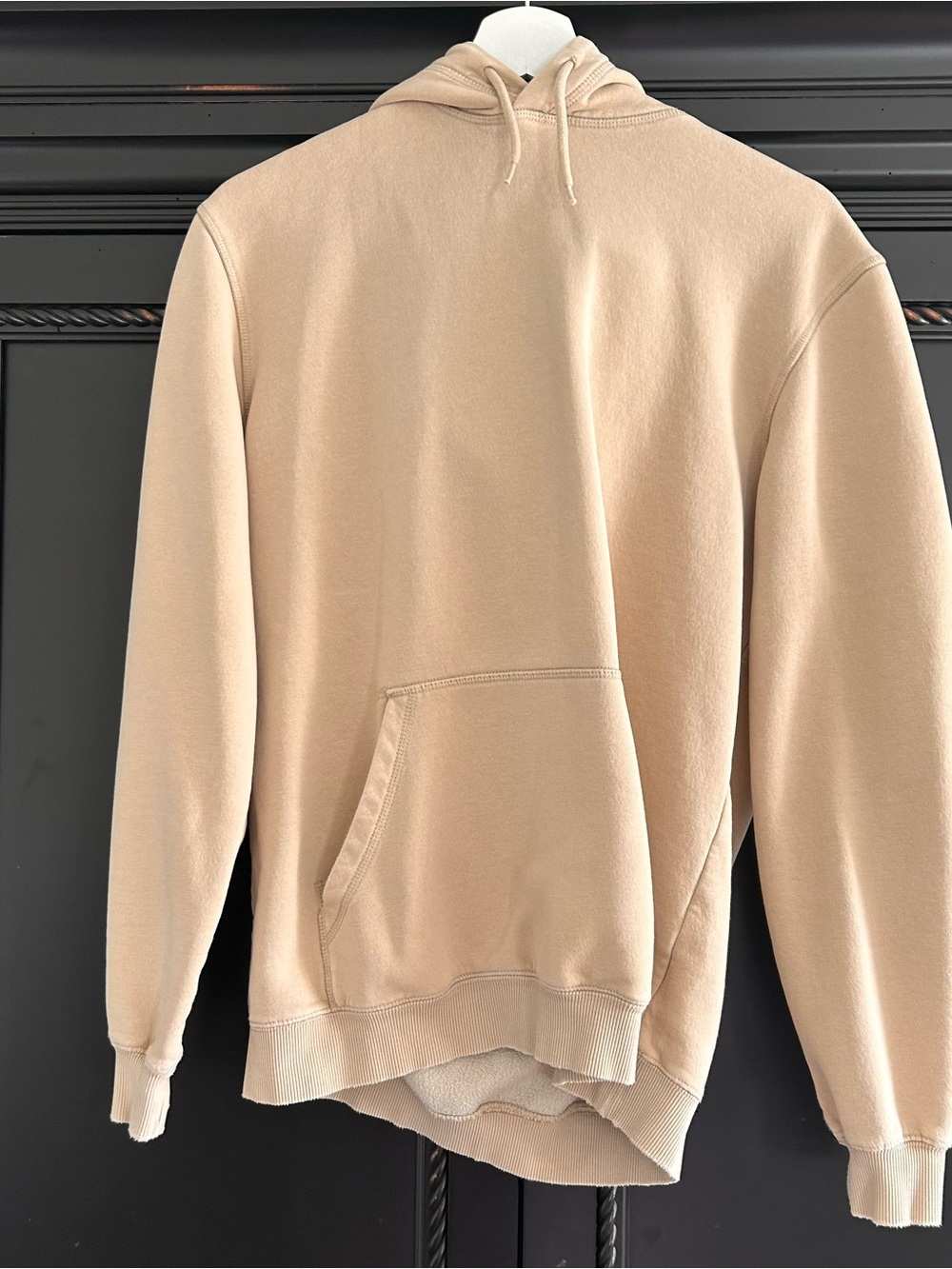 H&M Hoodie Pullover Beige Mens Small